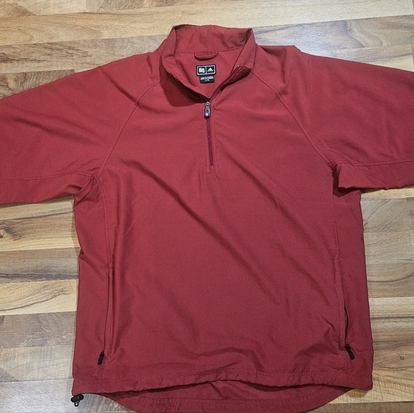 adidas Other - Adidas Climacool Performance Red Pullover Short Sleeve Large